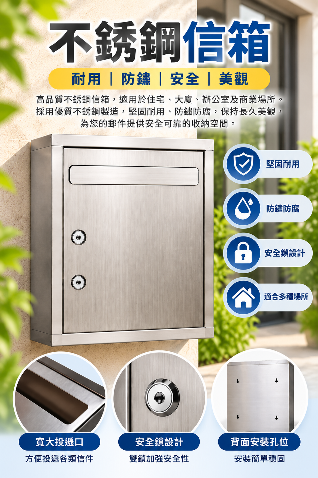 不銹鋼信箱
