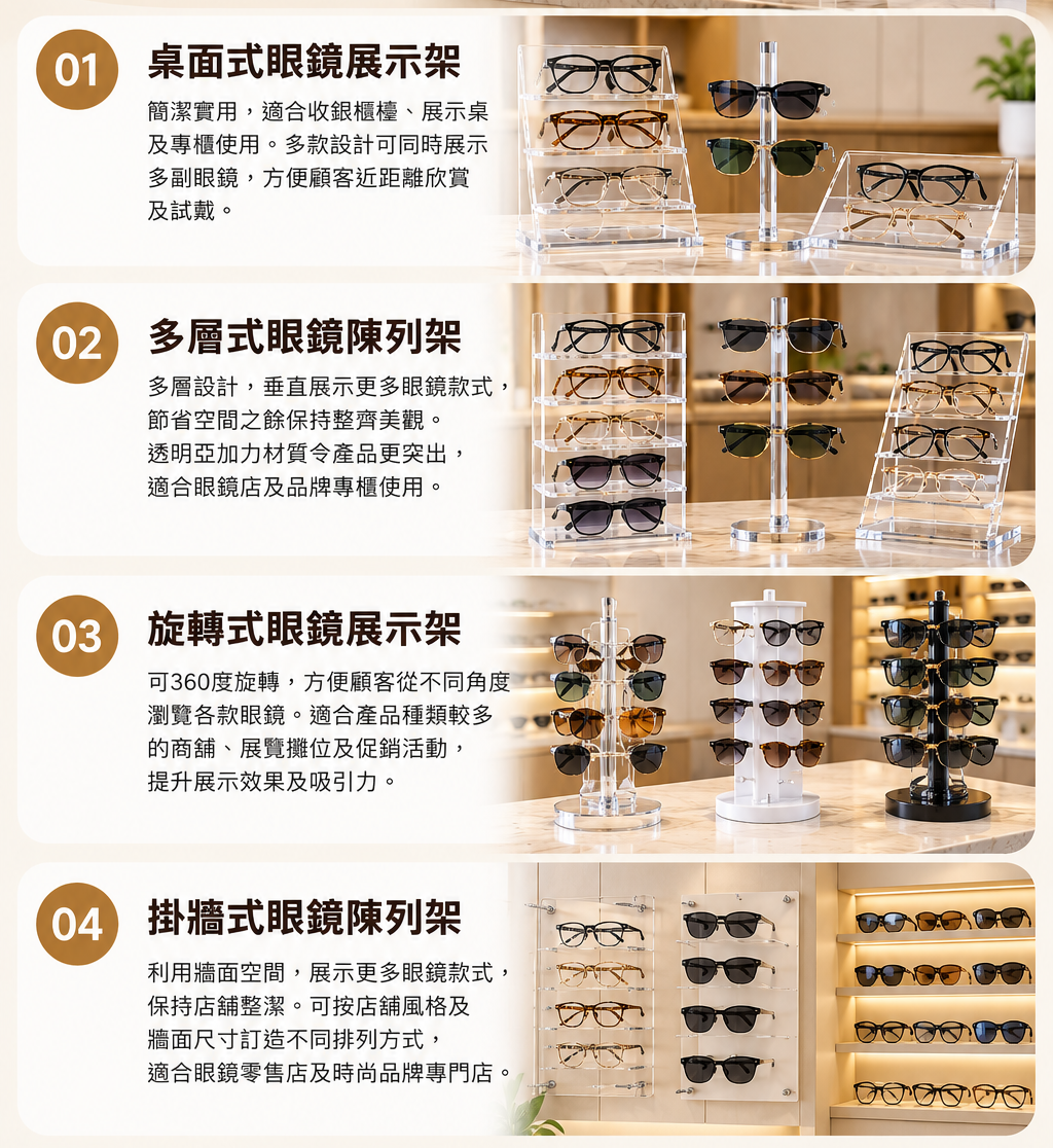 眼鏡陳列架
