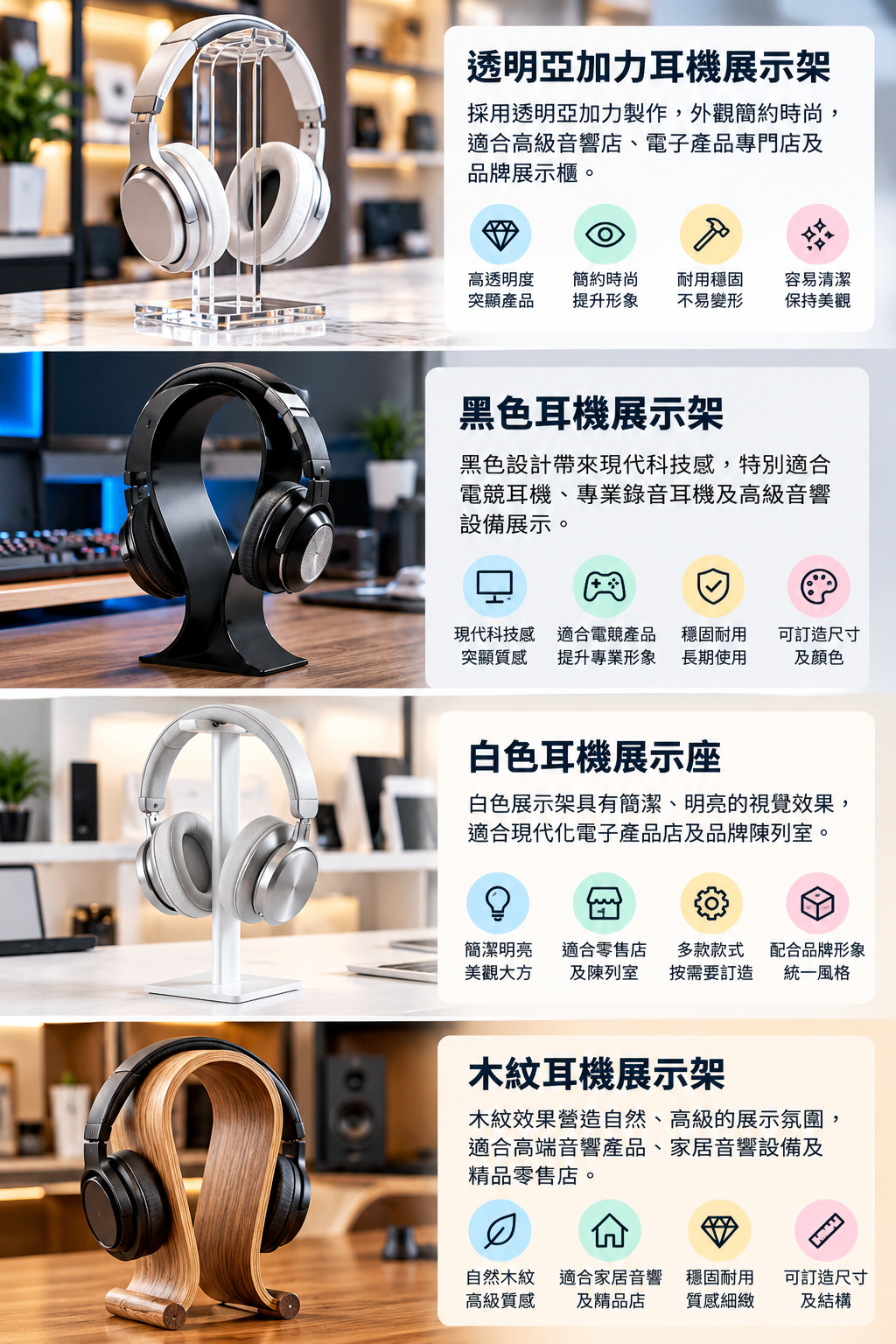 耳機展示架